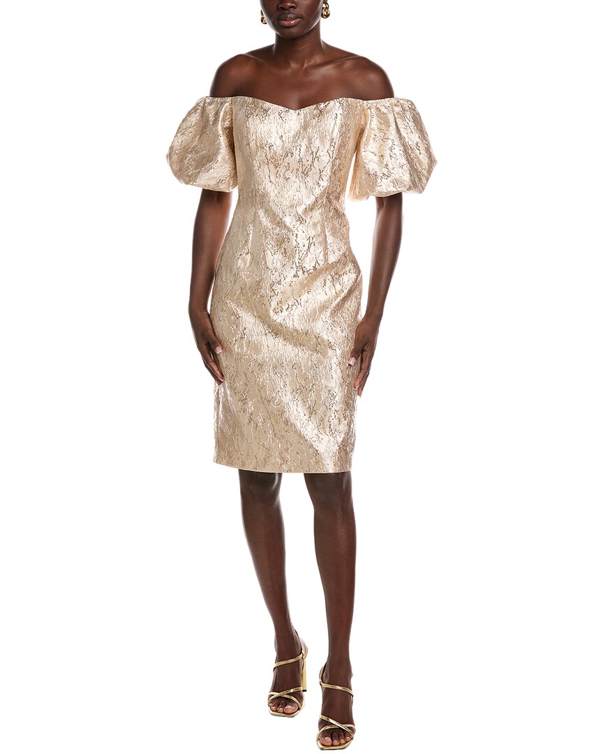 Rene Ruiz Brocade Cocktail Dress
