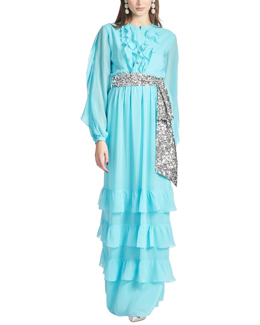 Sachin & Babi Venus Gown - Blue Topaz