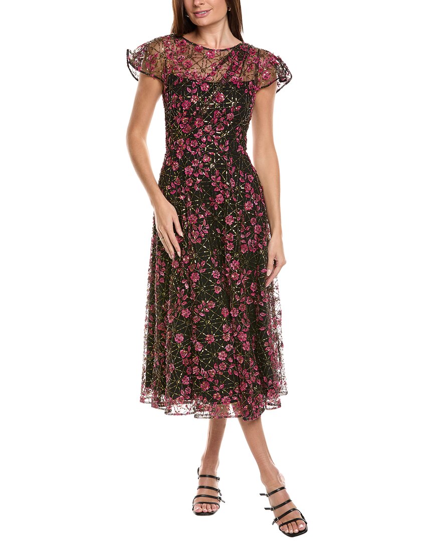 Theia Mariah Beaded Midi Dress, Purple / 6 Theia Mariah Beaded Midi Dress, Purple / 6