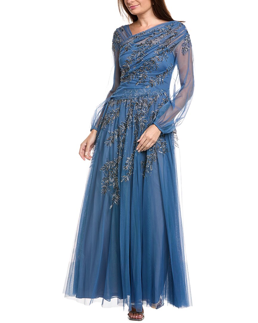 Theia Wilma Bishop Sleeve Gown Theia Wilma Bishop Sleeve Gown