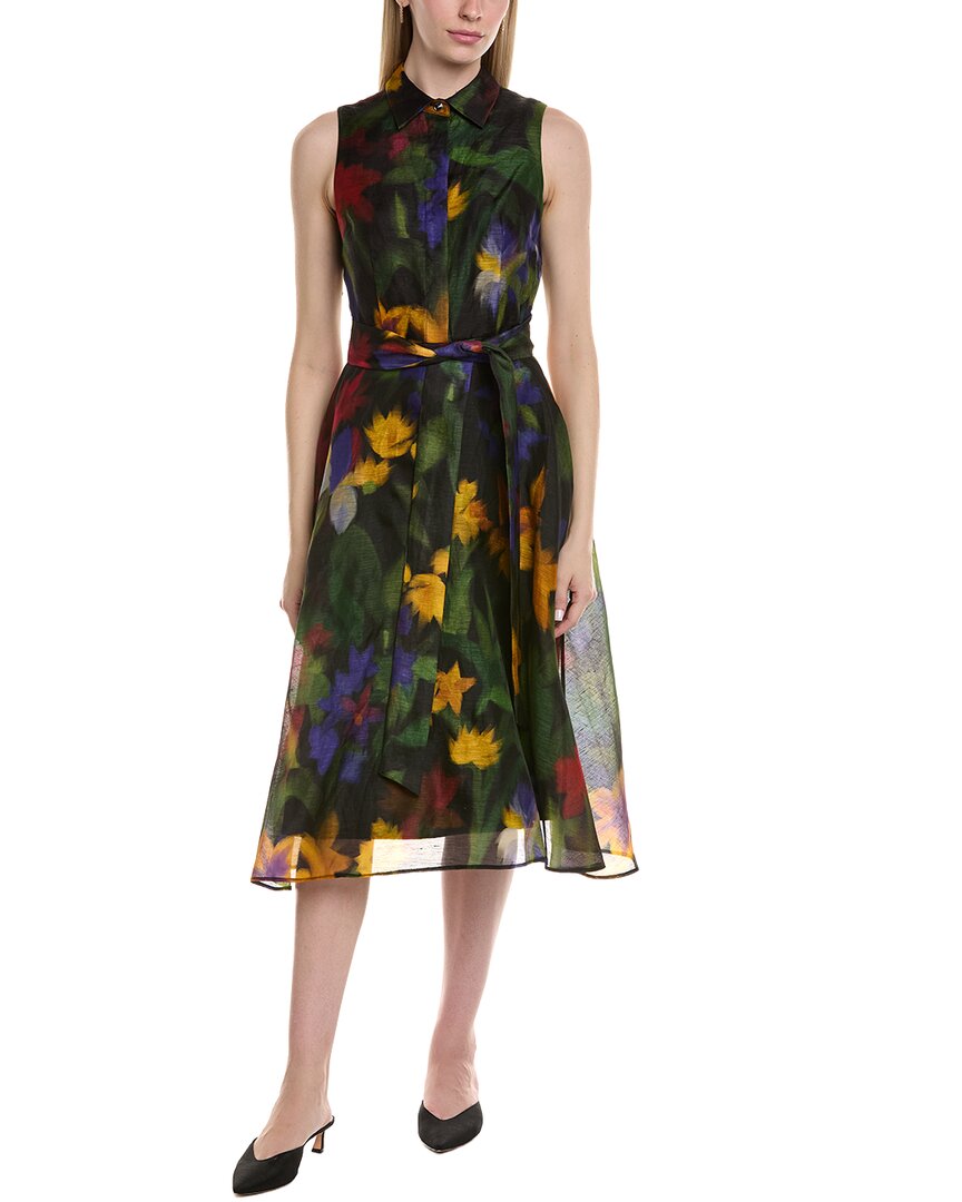 teri jon midi dress By Rickie Freeman Sleeveless Silk & Linen-Blend – Bluefly Print:Bat Attack Fancy High-Neck Babydoll Short while the flowing silhouette dreamers 22