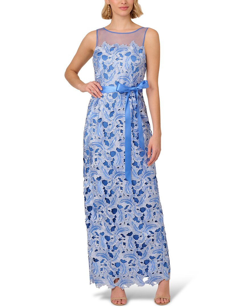 Adrianna Papell Tonal Lace Dress – Bluefly