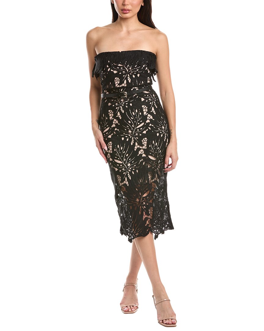 amina glam midi dress Solid Dress, Black / 8 Inseam Type:Regular 31” to for parties Make a Statement with F23
