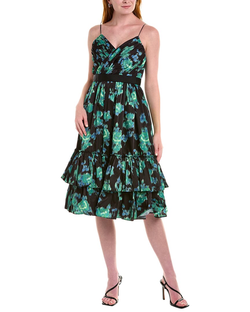 Zac Posen Taffeta Cocktail Dress, Green / 4 Zac Posen Taffeta Cocktail Dress, Green / 4