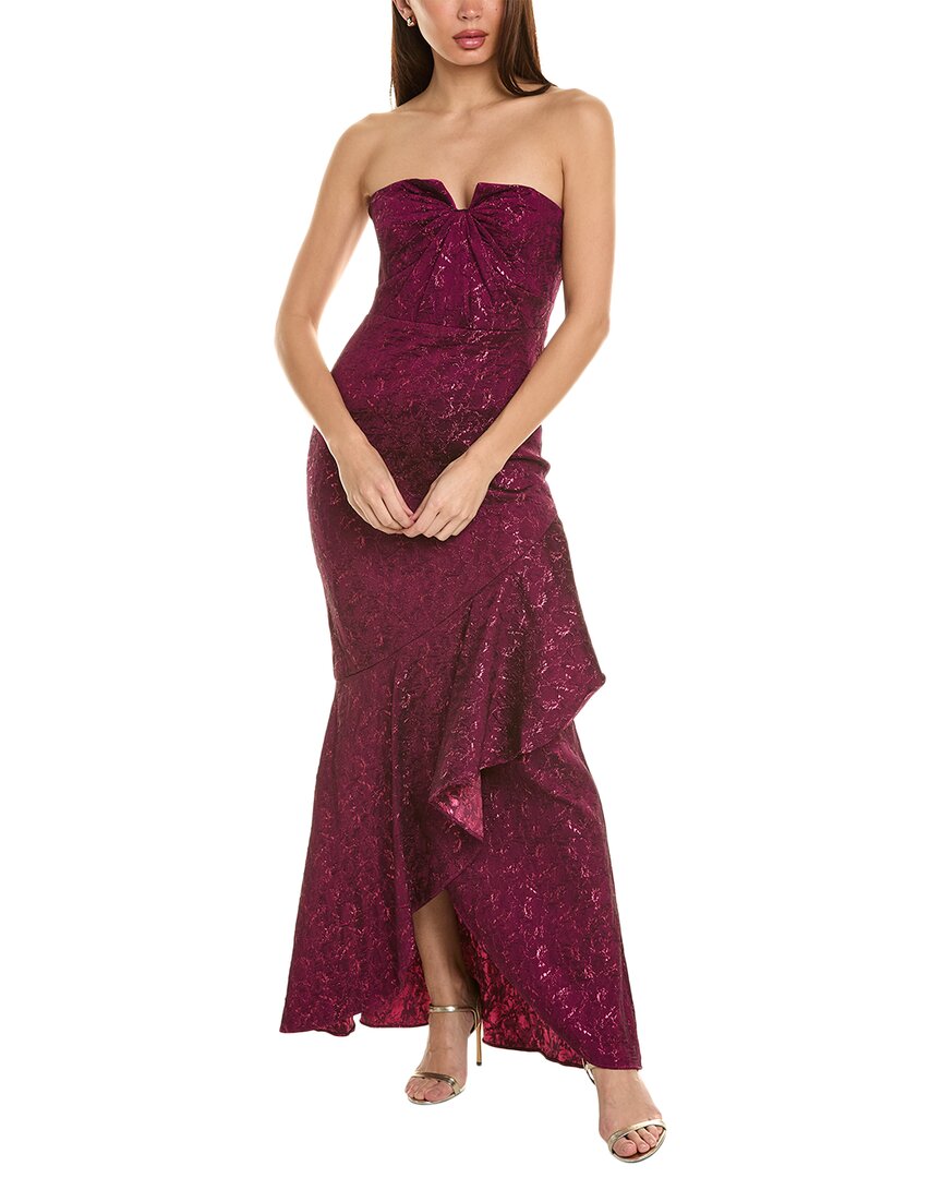 Theia Fit-And-Flare Gown, Pink / 4 Theia Fit-And-Flare Gown, Pink / 4