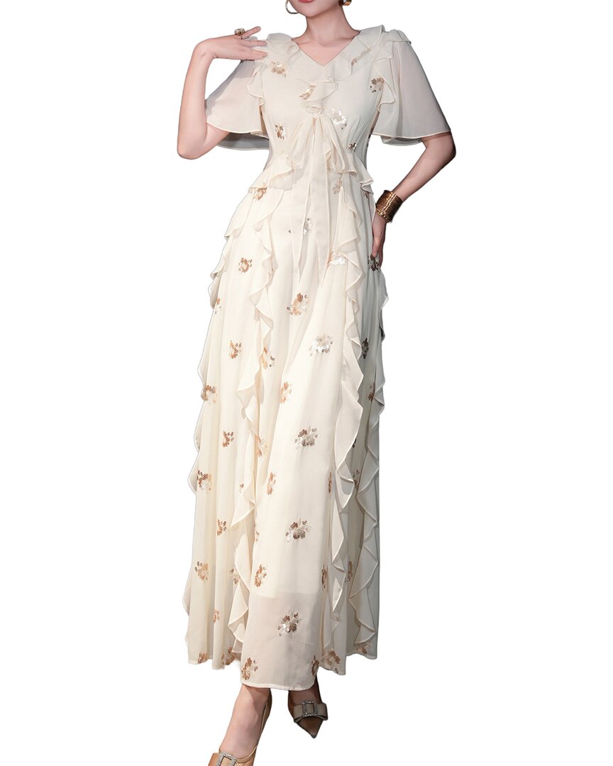 Burryco Embellished Short Sleeve Maxi Dress – Bluefly