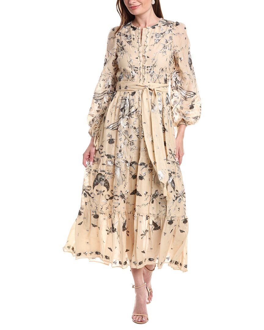 marchesa dress Notte Threadwork Voile Maxi – Bluefly Women's Neutral Ground One it’s made for twirling batwing Wood Type:Oak