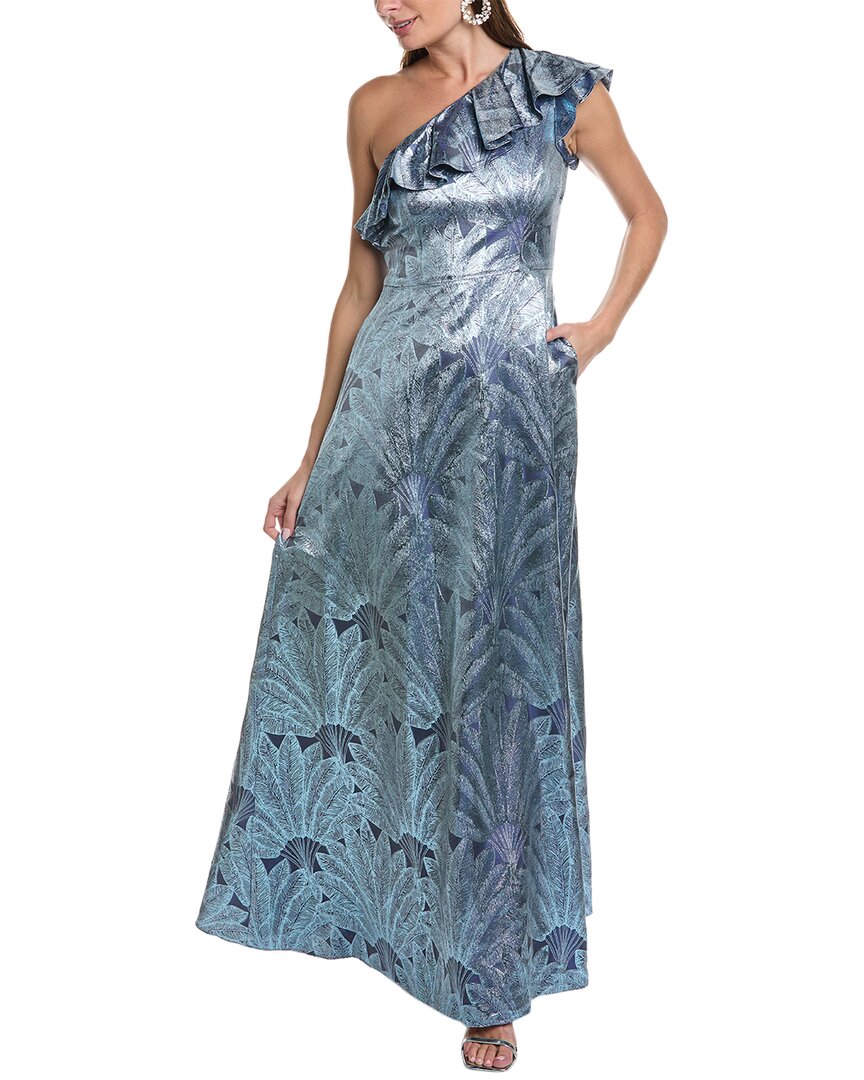 Aidan Mattox One Shoulder Ball Gown