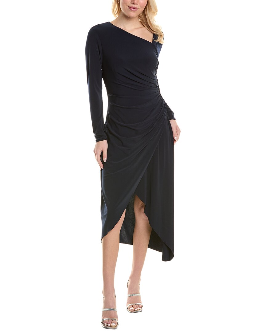 two piece prom dresses navy blue Halston Giorgia Cocktail Dress