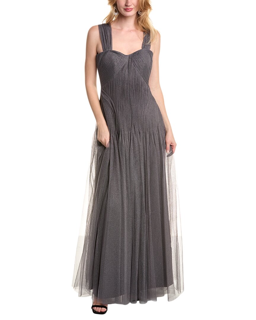 green emerald velvet dress Zac Posen Tulle Gown