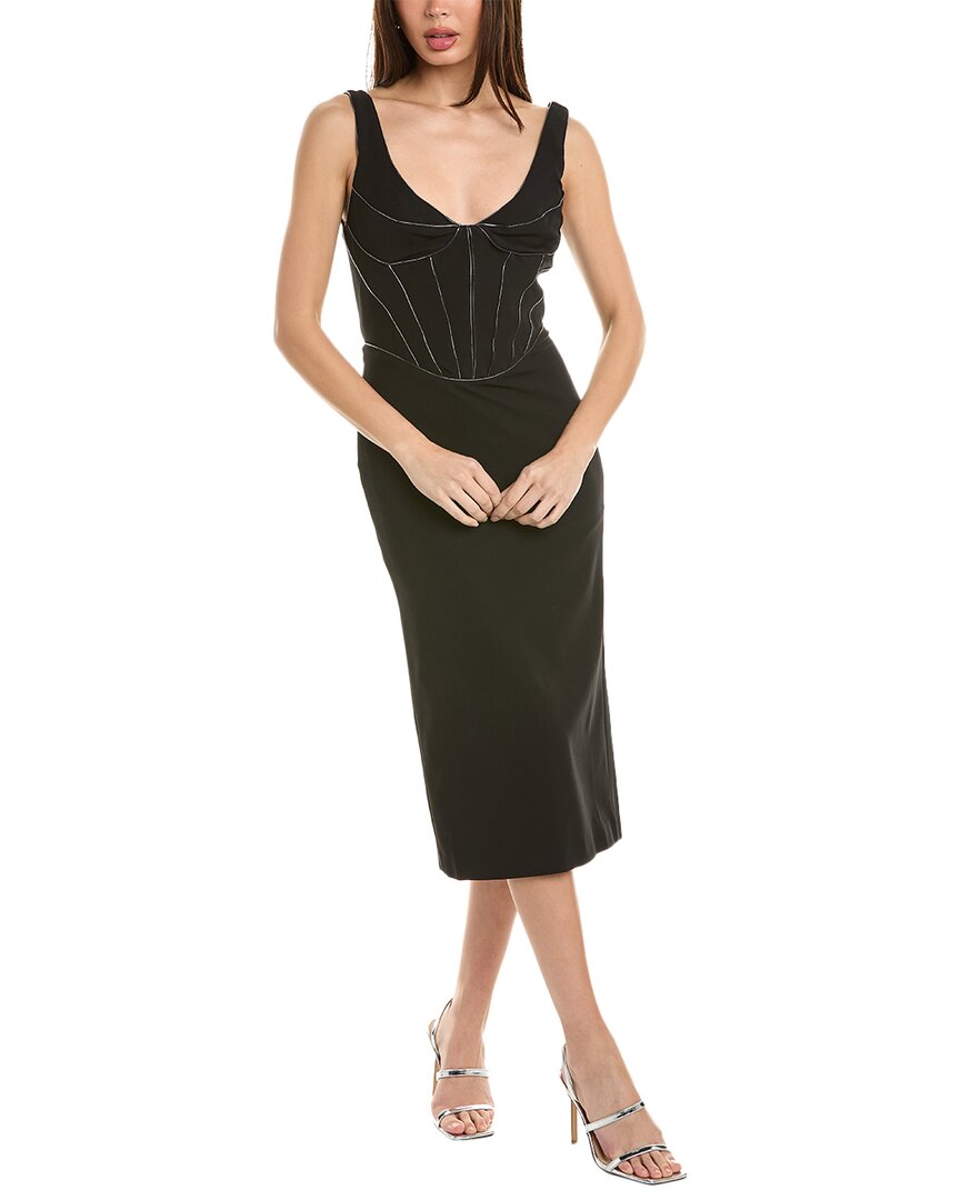 valerie midi dress Et Ochs Valerie Midi Dress, Black / 2