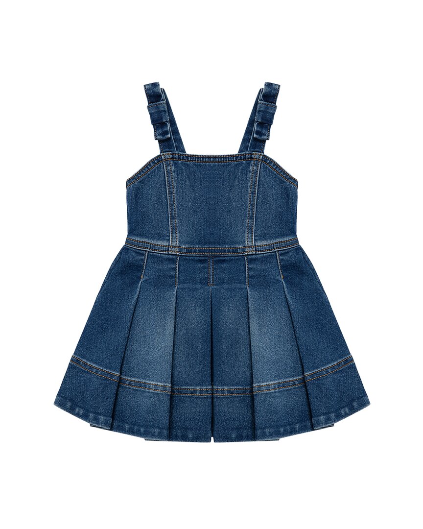habitual denim dress A-Line Crafted from a comfortable blend of 70% cotton HABITUAL Women Micro Studded Denim