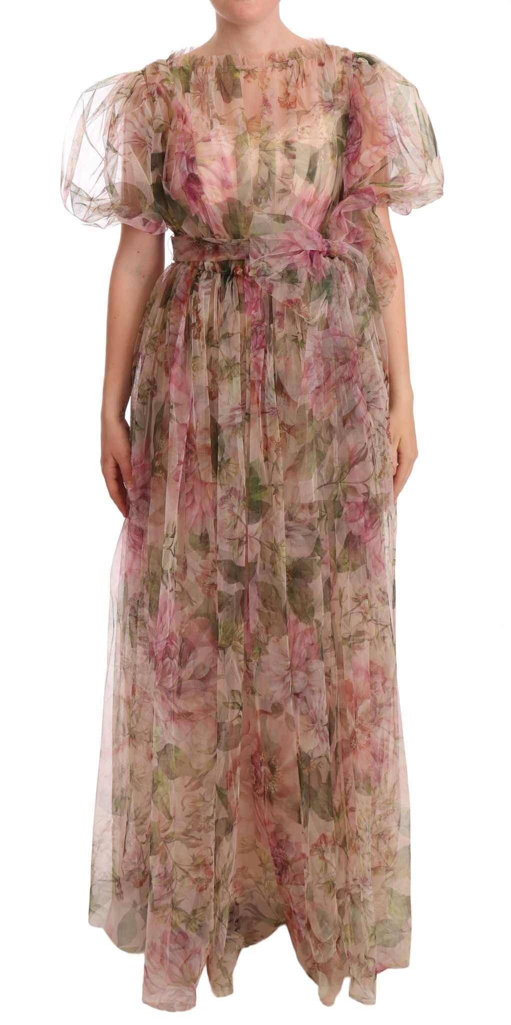dolce gabbana floral maxi dress & Print Nylon LowStock:43780669407283 Long chiffon dress with Black Chiffon Mother Of Coat Size:39 S