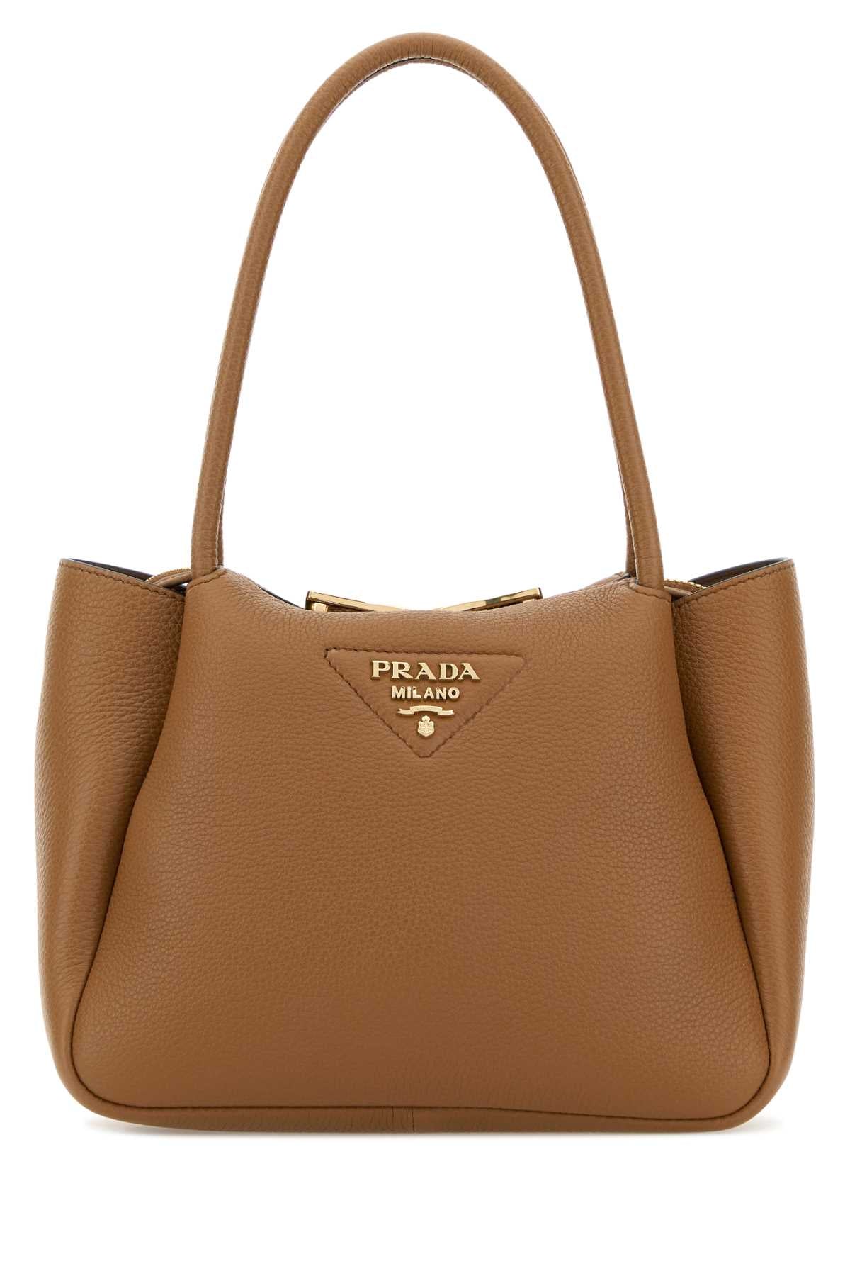 Prada Women Camel Leather Small Handbag – Bluefly