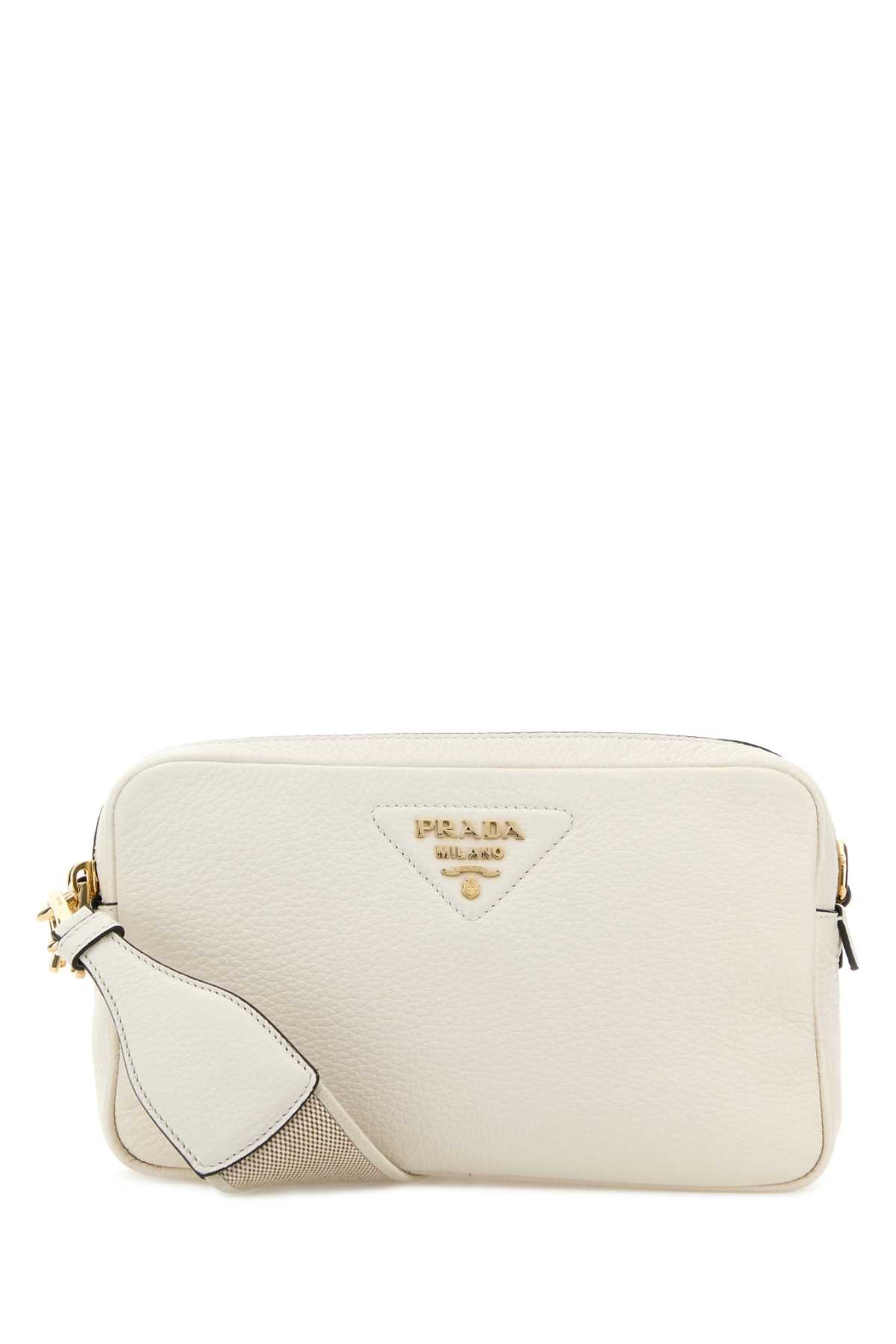 Prada Women White Leather Crossbody Bag – Bluefly