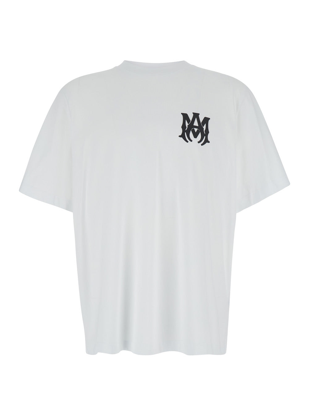 Amiri Men Oversized T-Shirt With Contrast Logo Print In White