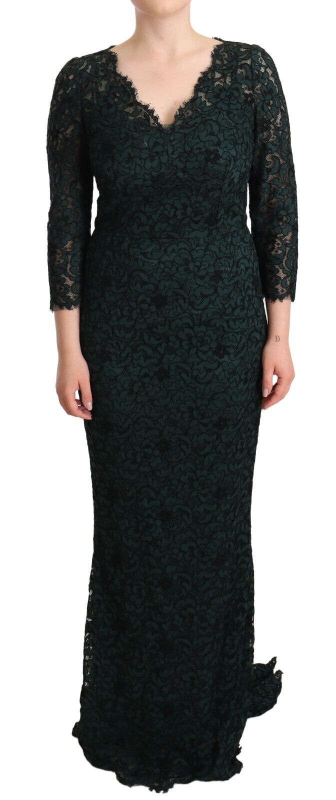dolce gabbana green lace dress & Floral Maxi Floor Length custom_Philanthropy Round  - Sundaybest