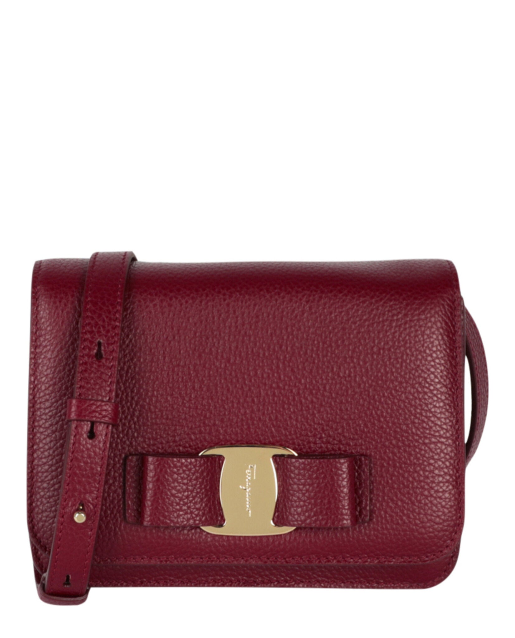 Ferragamo Womens Vara Bow Crossbody Bag – Bluefly