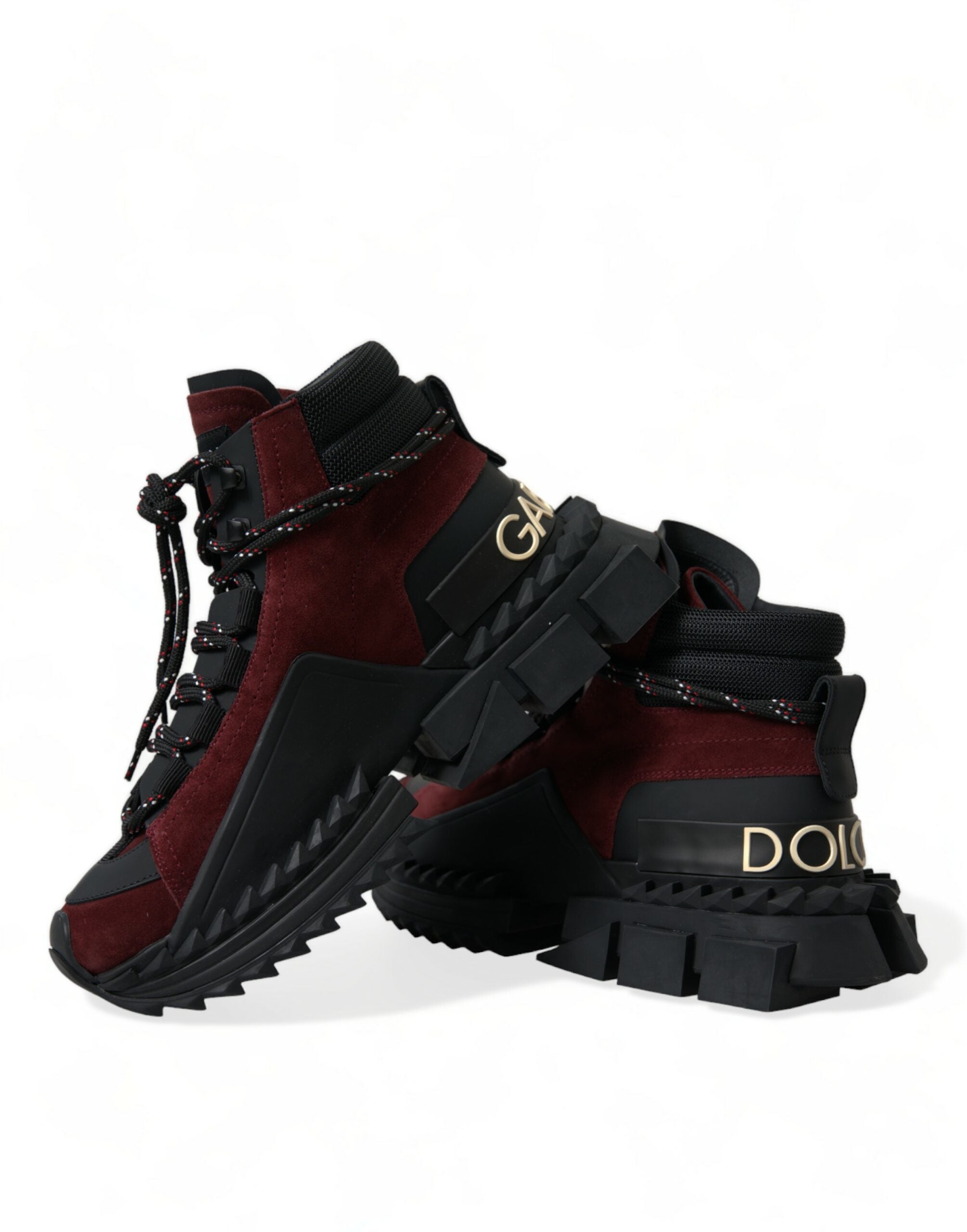 Dolce & Gabbana Black Quilted High Top Boots Sneakers Men\'s Shoes Dolce & Gabbana Men main image 3