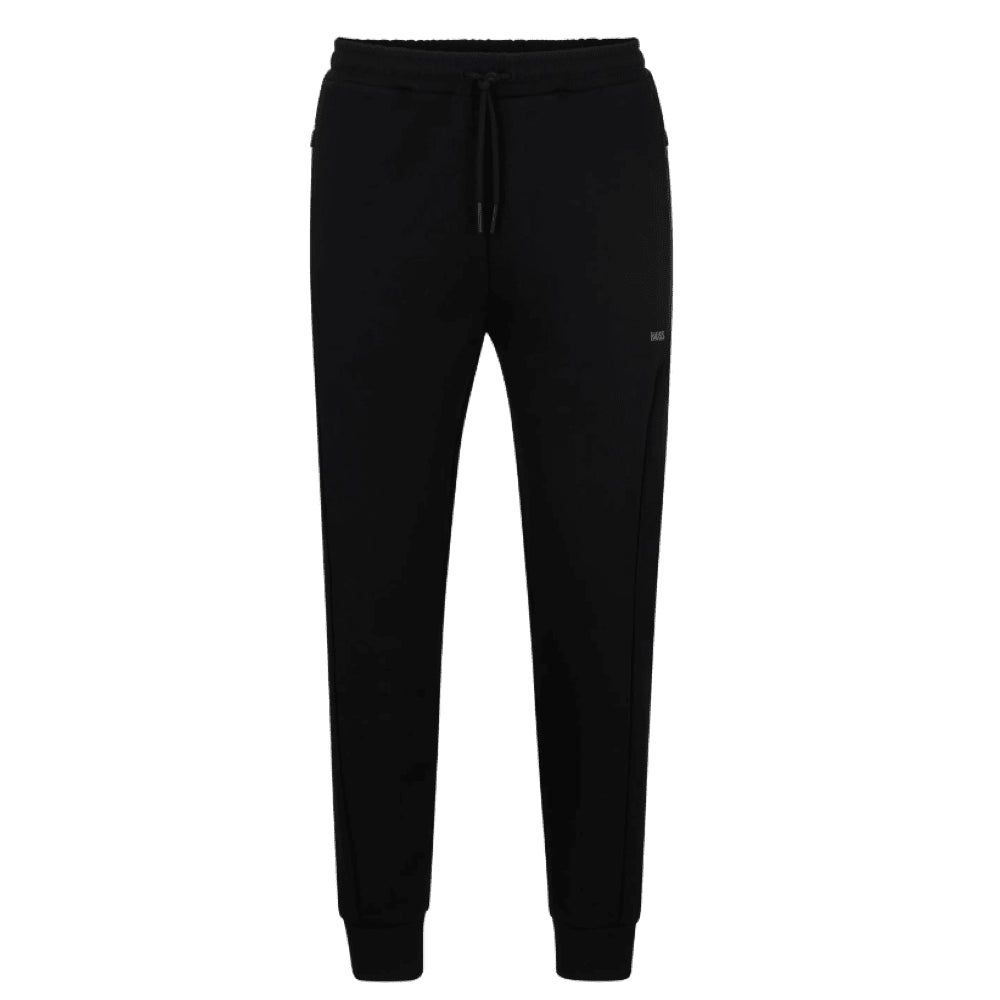 Hugo Boss Men's Hadiko Thick Cotton Track Pants Joggers, Black