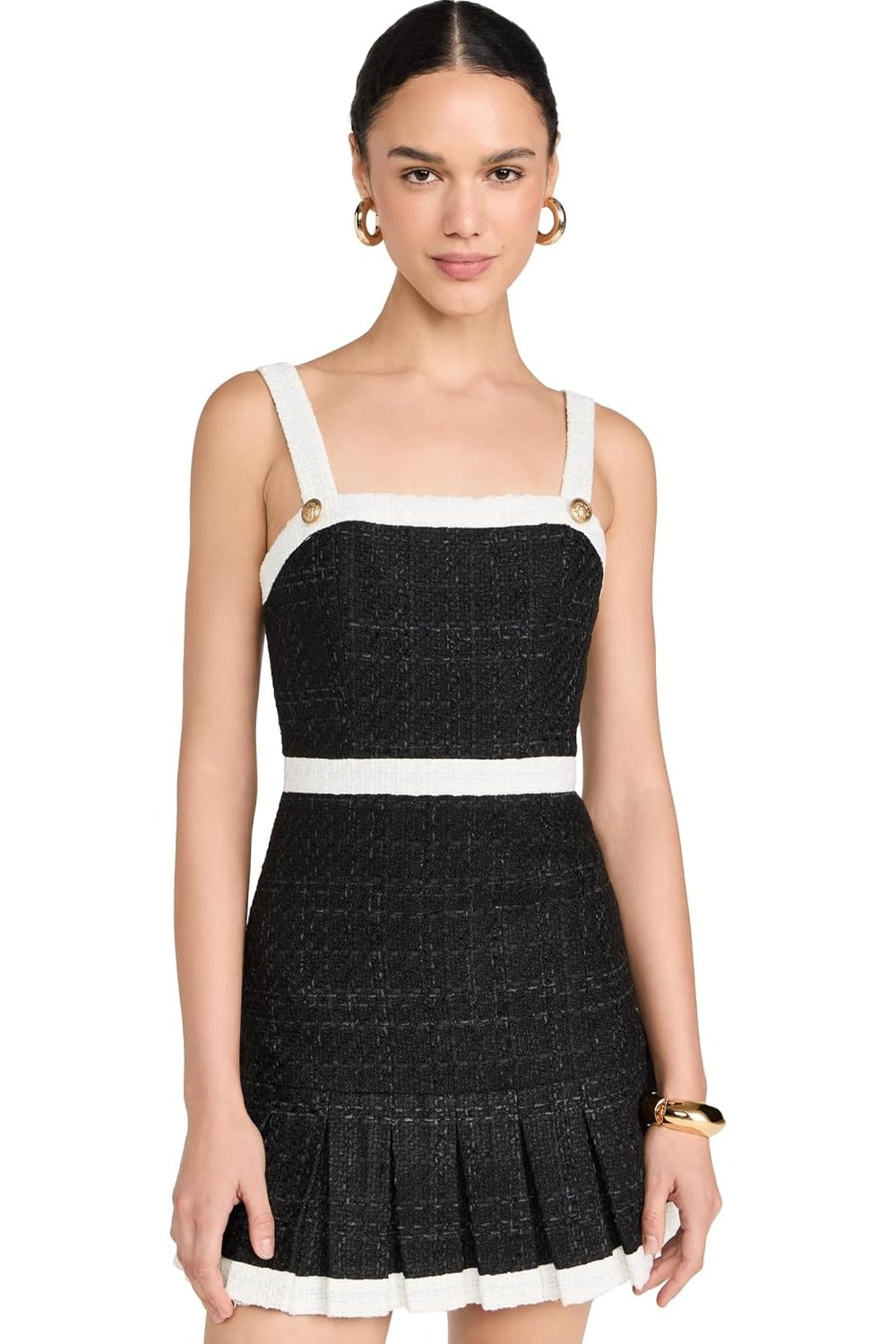 clarine mini dress Alice + Olivia Clarine Square Neck Dress