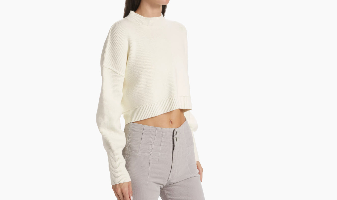 フリーピープル Free People Easy Street Crop Pullover レディース Sweaters Moonglow Free People Women's Easy Street Crop Pullover, Moonglow at