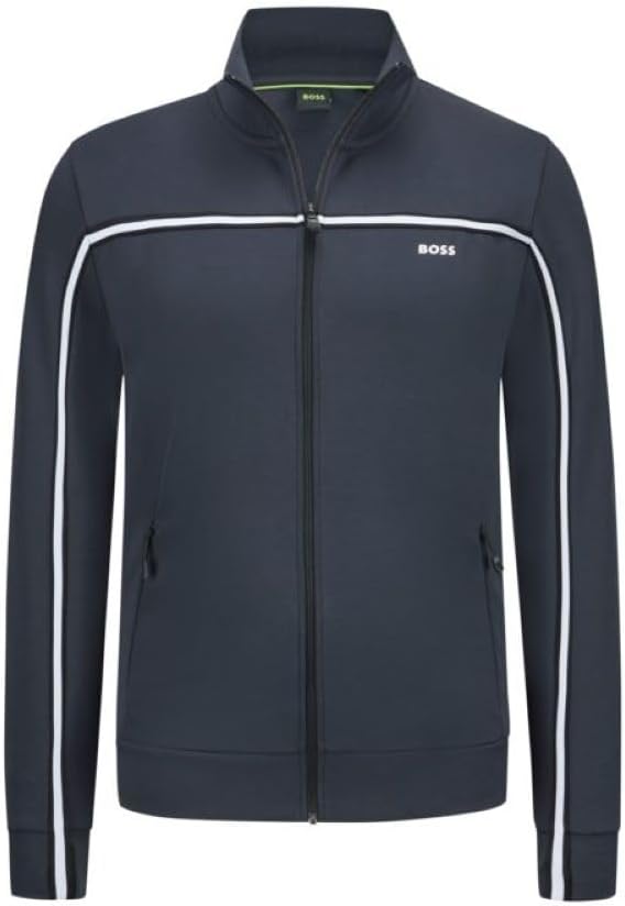 Hugo Boss Men's Skaz 1 Zip-Up Sweater, Blue – Bluefly