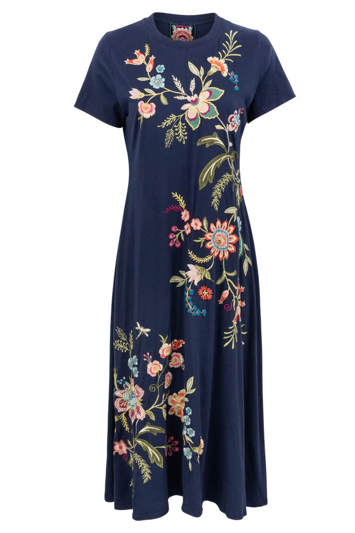 Johnny Was Women's Raw Seam Crew Neck Dress, Sophie Johnny Was Women's Raw Seam Crew Neck Dress, Sophie