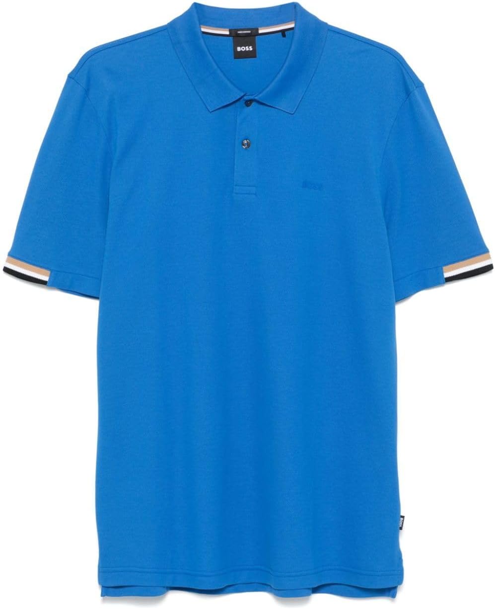 BOSS 青 ポロシャツ Hugo Boss Men's Parlay 147 Short Sleeve Polo, Bright Blue – Bluefly