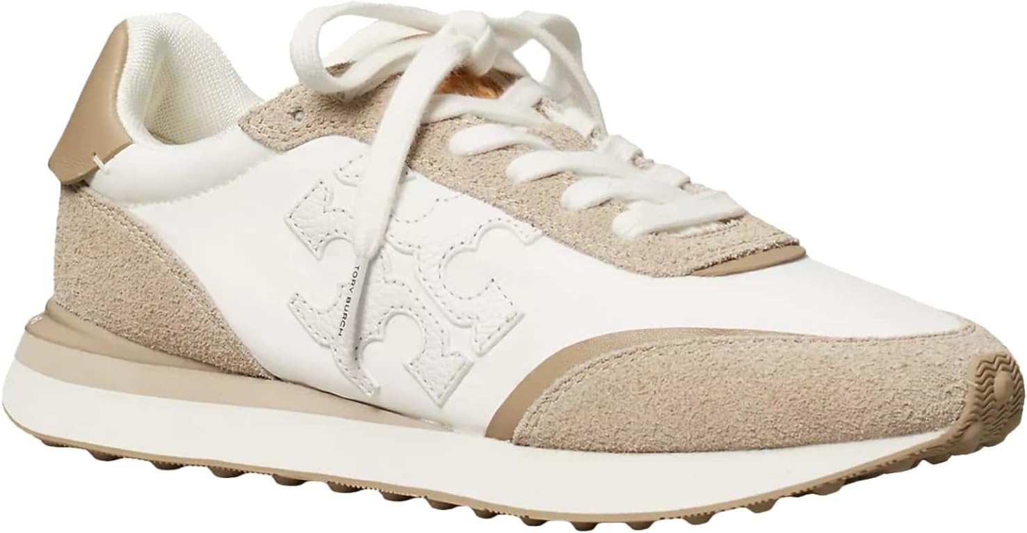 TORY BURCH ホワイトスニーカー Tory Burch Women's Tumbled Leather Field Sneaker, Blanc/White