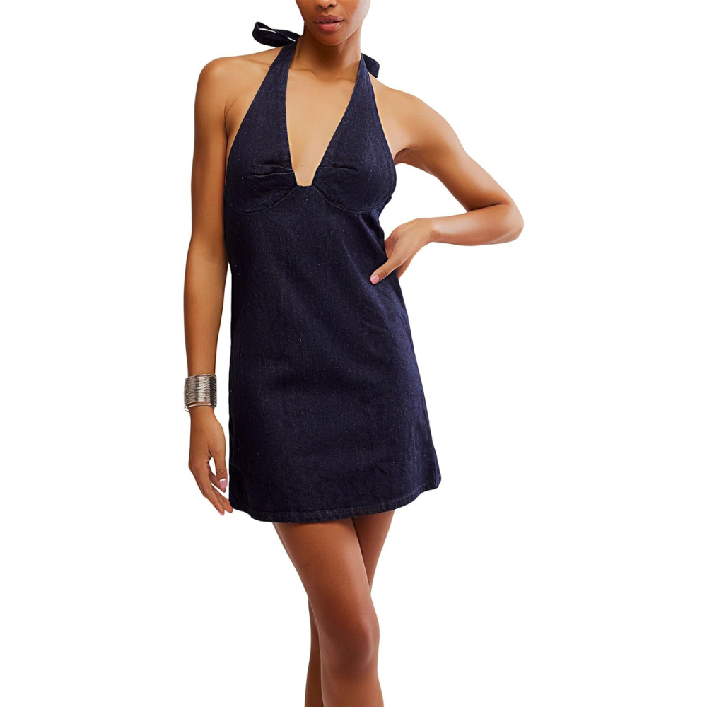 trevi denim mini dress Free People Women's - Rinse neckline and defined cups COLOR:BABY BLUE butter yellow dress UPDATE: NOW ONLINE! LINK