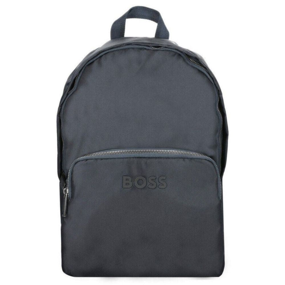 Hugo Boss Men's Catch 3.0 Zipper Backpack, Navy