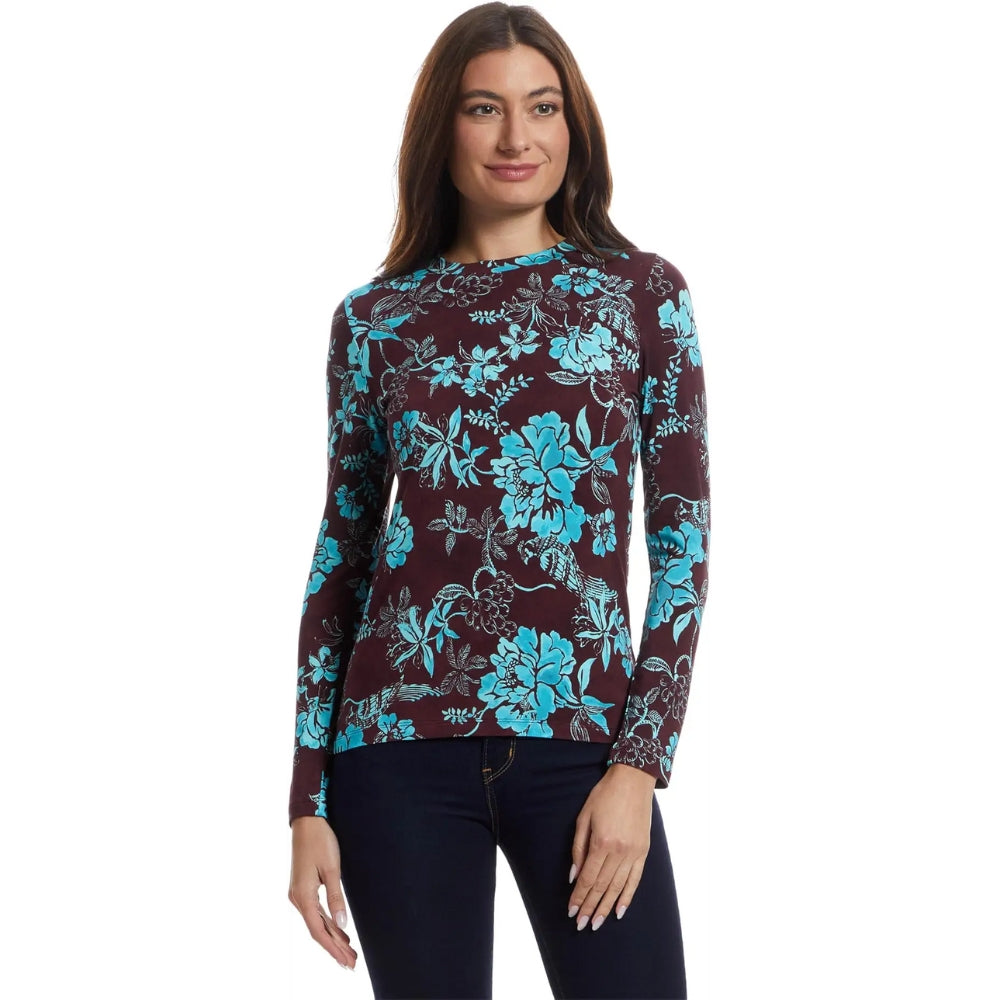 Johnny Was Women's Janie Fitted Long Sleeve Tee, Alexandria – Bluefly