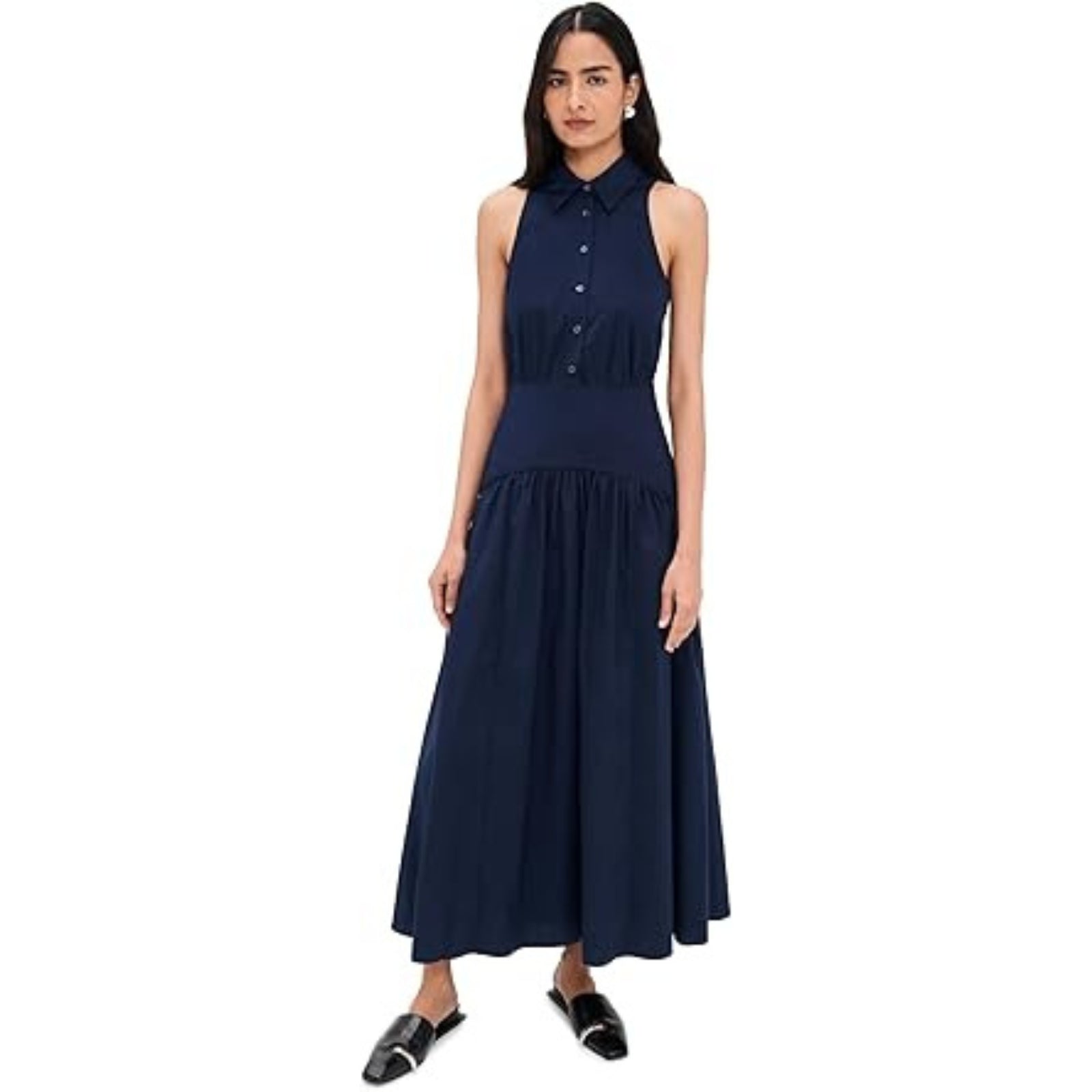 STAUD Romy Dress | Blue | Size 6
