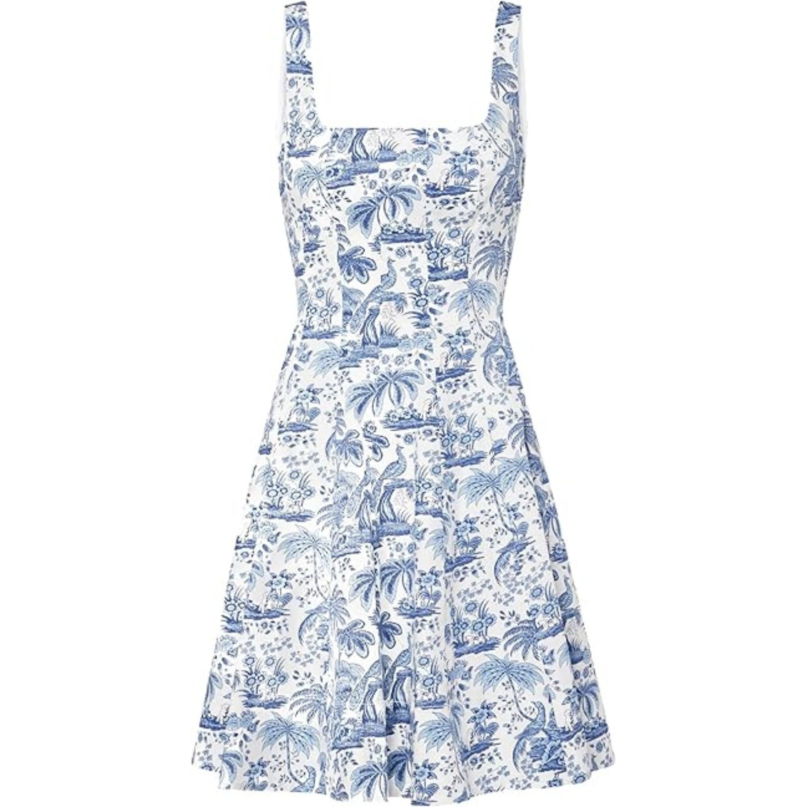 Staud Women's Wells Mini Dress - Blue - Size 6 - Blue Toile Staud Women's Wells Mini Dress - Blue - Size 6 - Blue Toile