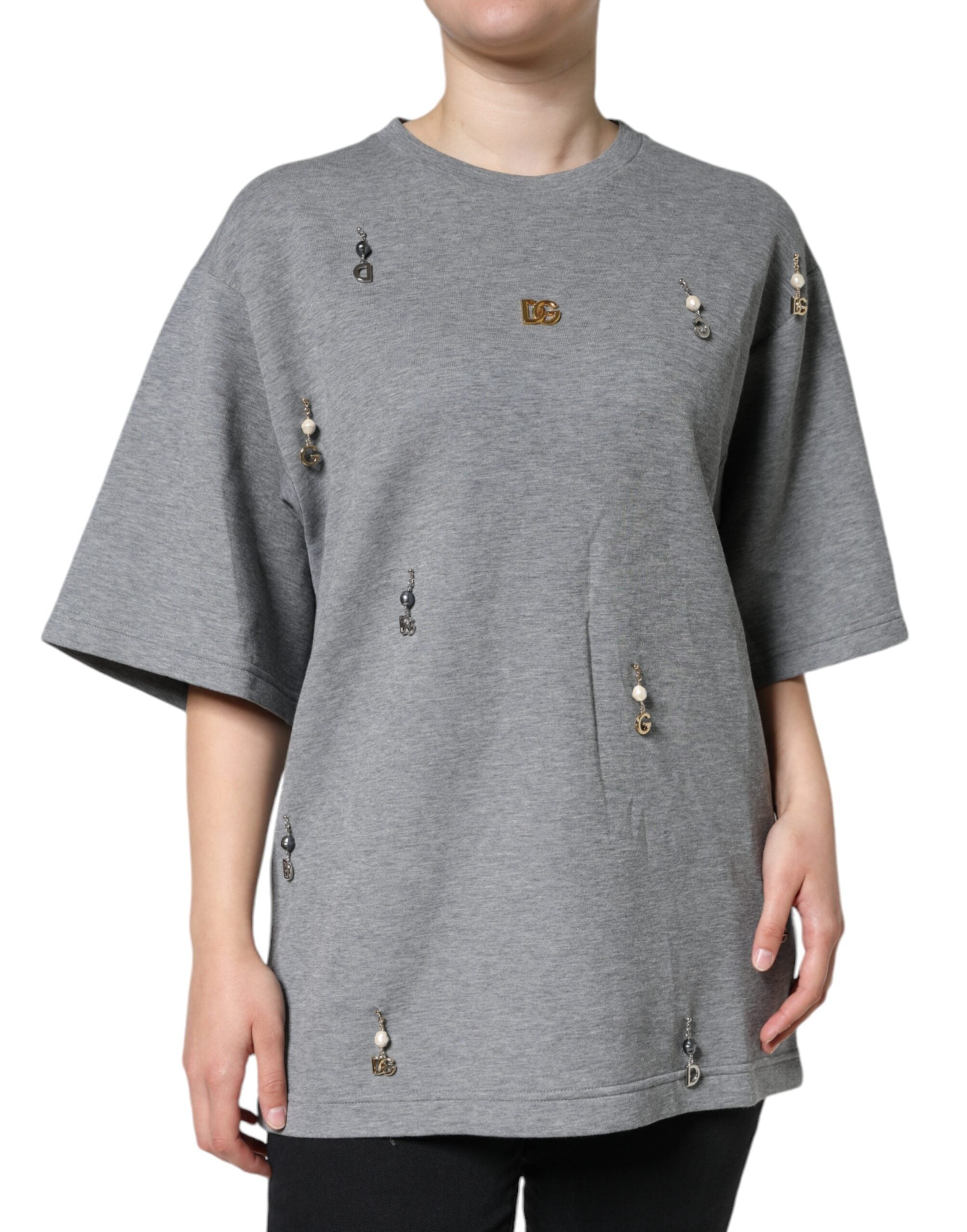 dolce and gabbana t shirt dress Long majolica-print twill shirt dress in Multicolor for Women