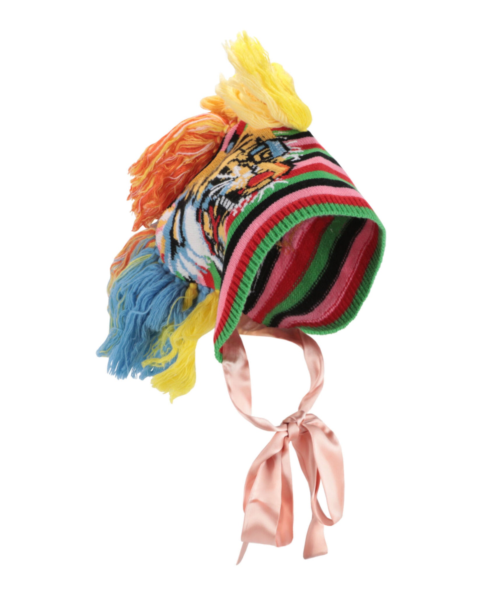ハット Gucci Knitted Tiger Head Mohawk Beanie Gucci Womens Knitted Tiger Head Mohawk Beanie – Bluefly