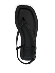 Brunello Cucinelli Women's Slingback Buckled Sandals In Black