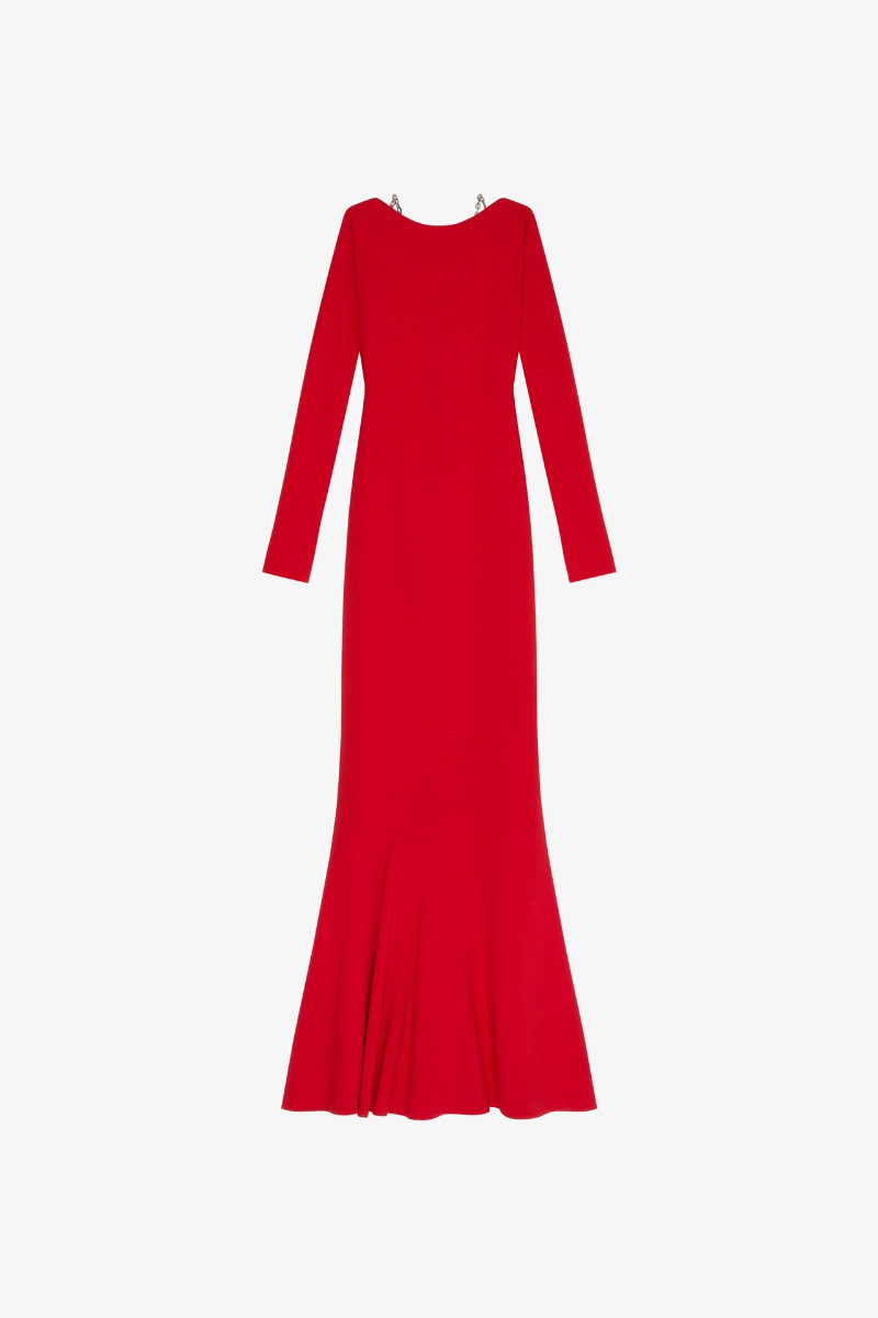 givenchy long sleeve dress Givenchy NWT $10065. RUNWAY Silver/Black Sequin Long Sleeve Dress Gown Only One