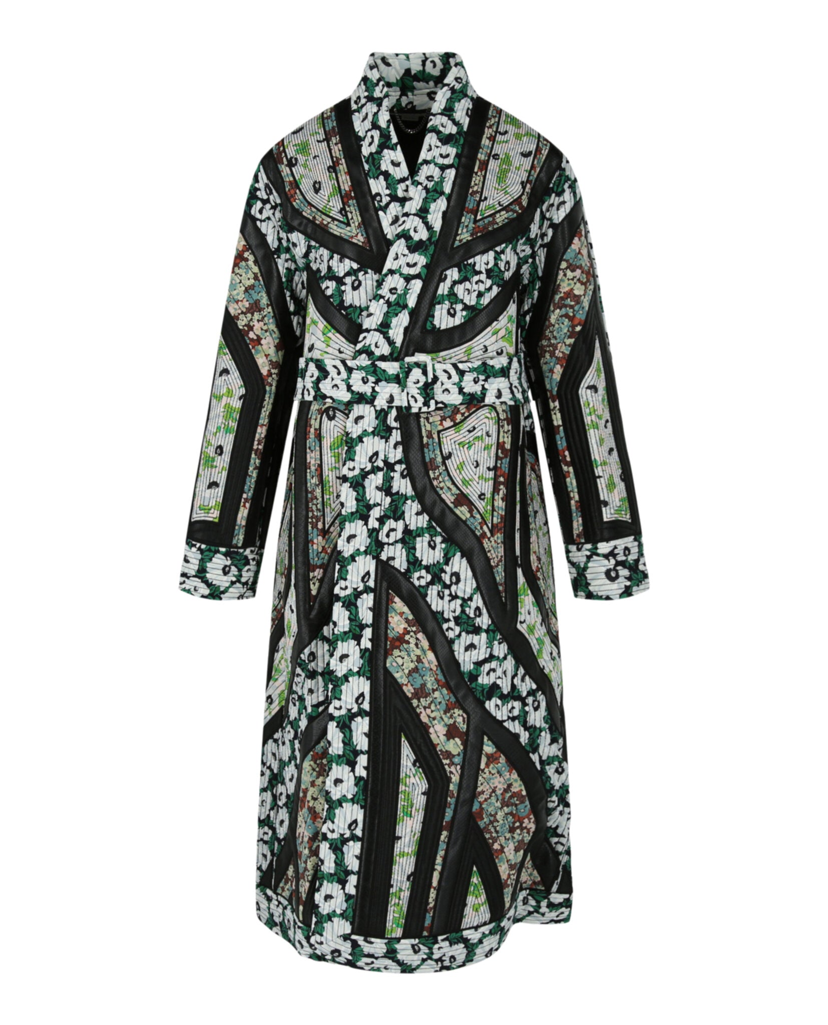 ダウンジャケット・コート Stella Mccartney Striped Print Belted Coat Stella McCartney Womens Striped Print Belted Coat – Bluefly