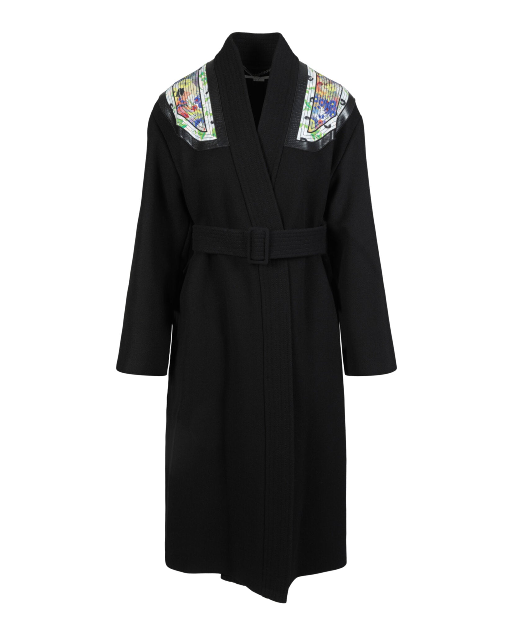 Stella McCartney Womens Floral-Print Belted Coat – Bluefly