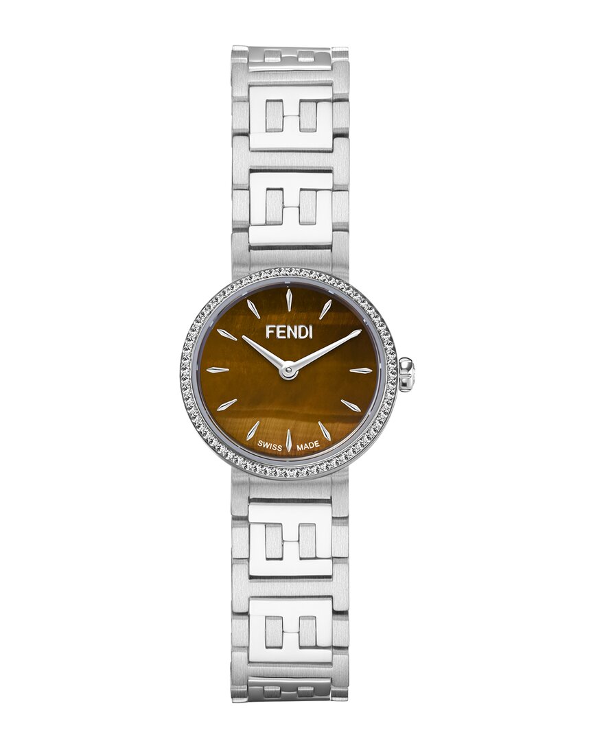 稀少 FENDI(フェンディ) Forever Silver Bracelet Ladies Watch Forever Fendi bracelet Silver finish Silver | Fendi