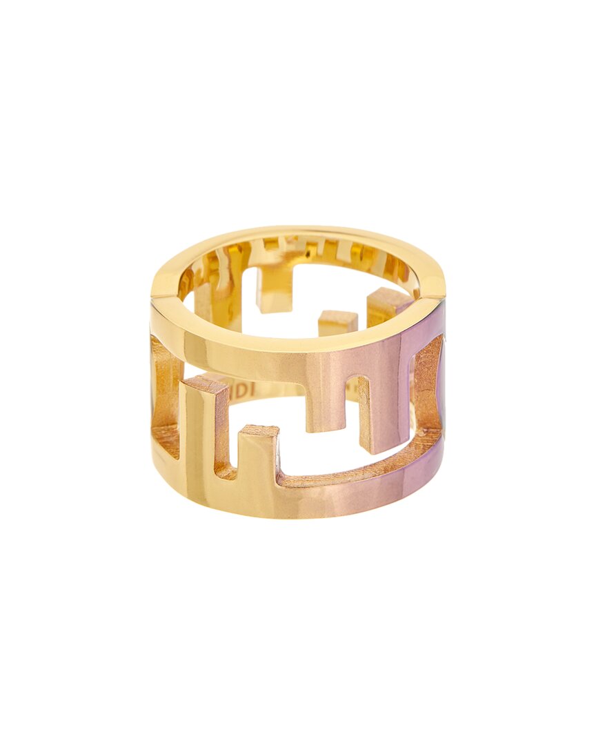 FENDI☆O’Lock リング O'Lock ring Crystals Gold | Fendi