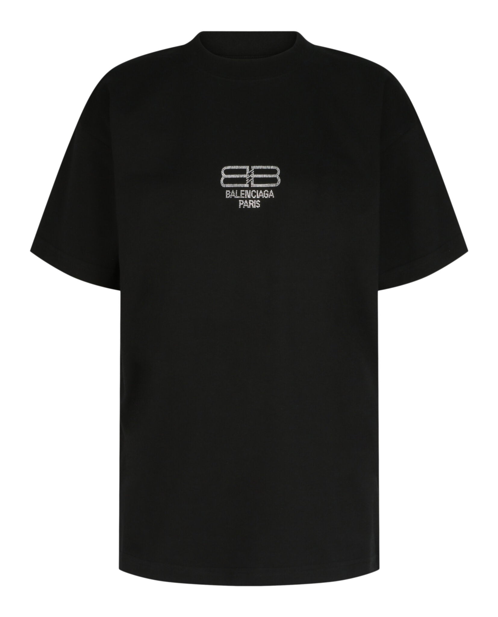 Balenciaga Womens BB Paris Rhinestone T-Shirt – Bluefly