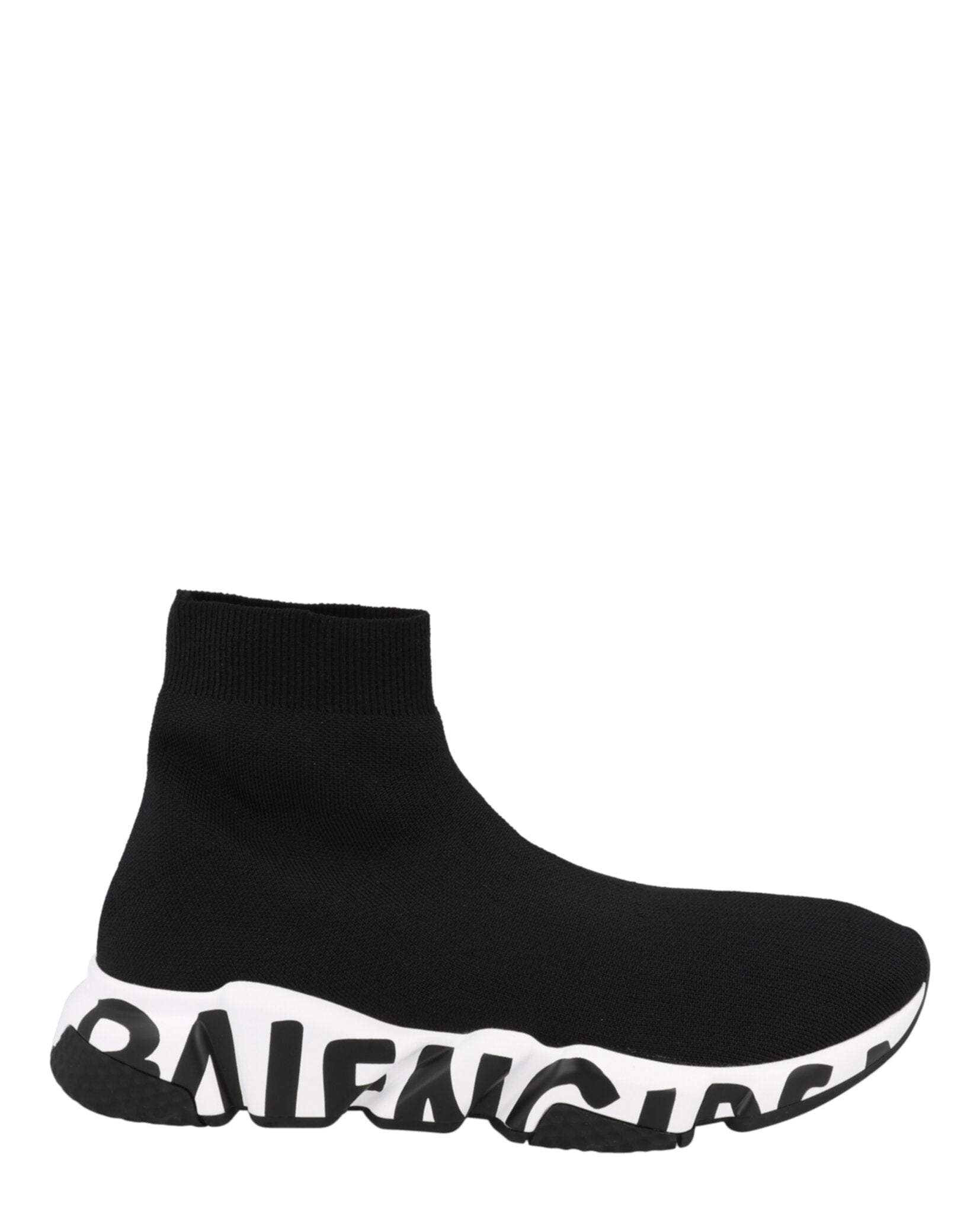 BALENCIAGA スヒト Graffitiフリントソックススニカ 【関税込】 Balenciaga Mens Speed Graffiti Knit High Top Sock Sneakers