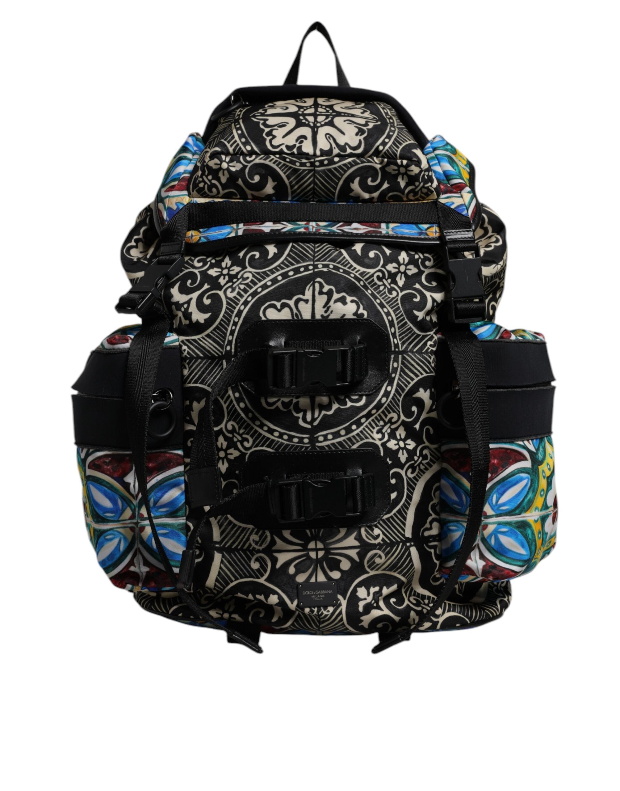 Black Dolce And Gabbana Mens Backpack Dolce Gabbana Kid's Logo