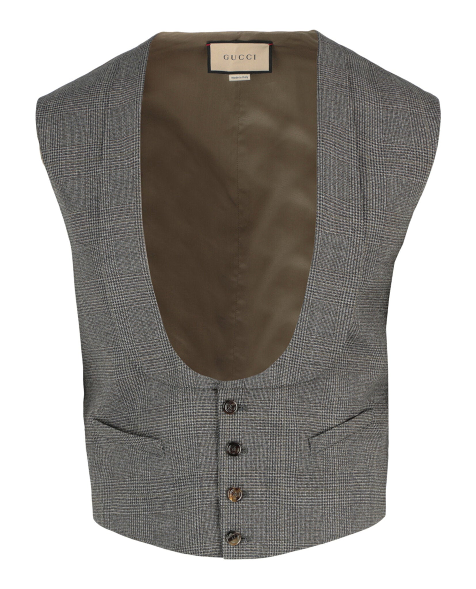 Gucci Mens Plaid Tailored Vest – Bluefly