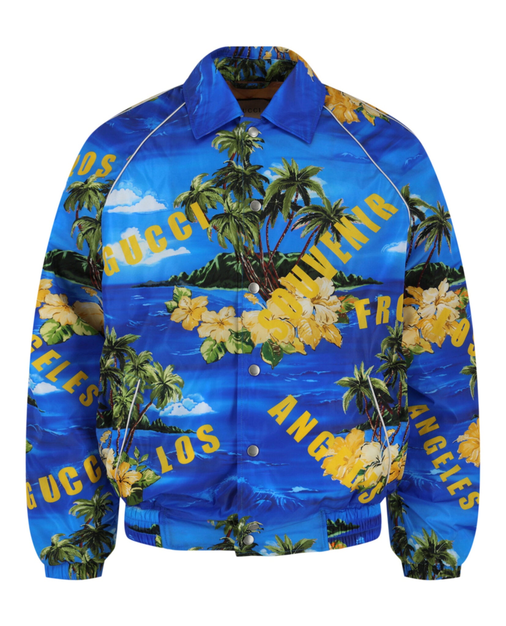 Gucci Mens Printed Nylon Jacket – Bluefly