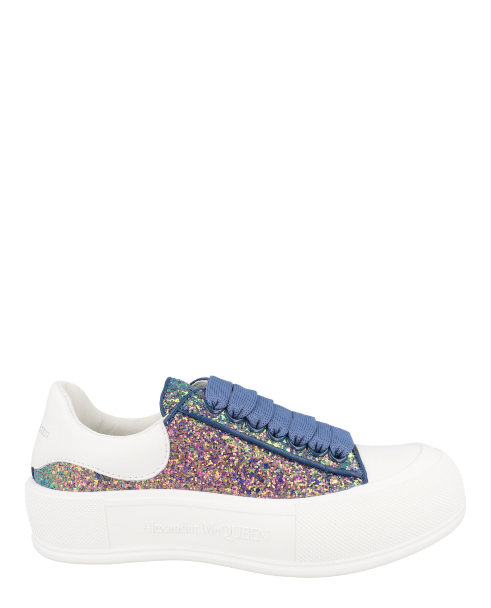 Alexander McQueen Womens Glitter Low-Top Sneakers – Bluefly