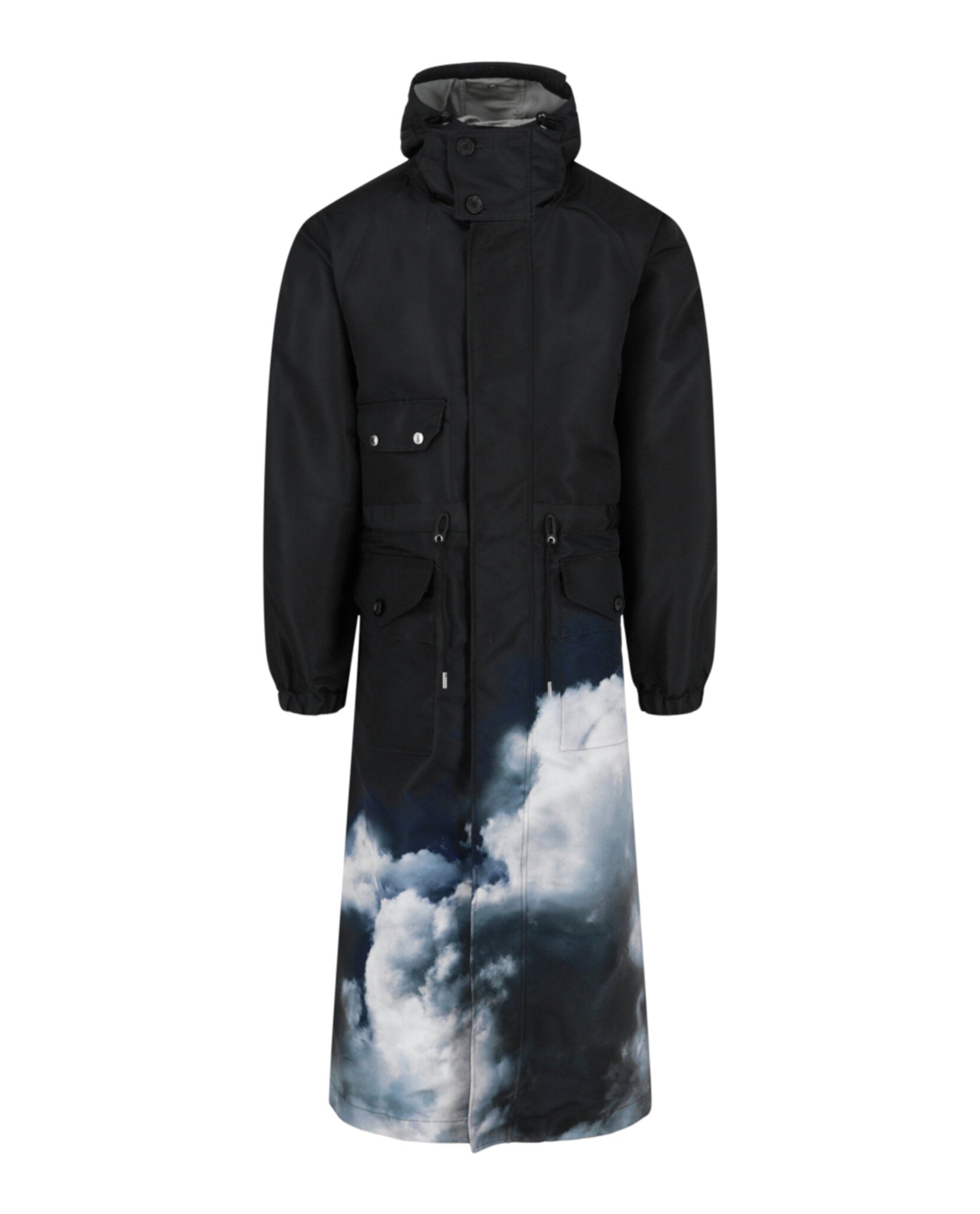 Alexander McQueen Mens Storm Sky Print Parka – Bluefly